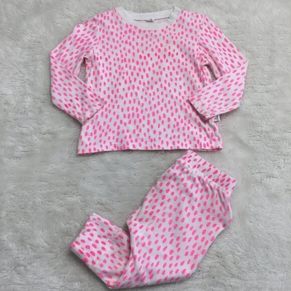 Stella McCartney Kids Baby Pink White Polka Dot Matching Set Size 12 Months